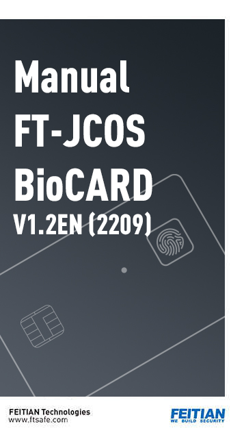 Fingerprint Card F2000_A Manual